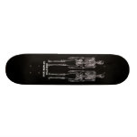 TABLERO NEGRO DEL ESQUELETO S1 SK8 DE MODOUT TABLAS DE SKATE