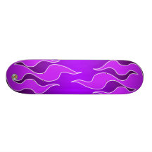 Tablero púrpura de la llama tabla de patinar