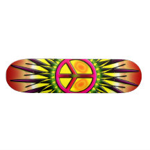 TABLERO RETRO DEL SIGNO DE LA PAZ PATINES 