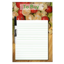 Tablero seco del borrado de la cocina