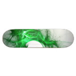 Tablero verde de encargo de la llama patinetas personalizadas