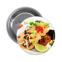 Taco del camarón pin