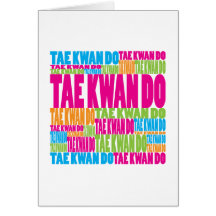 Tae colorido Kwan hace Felicitacion