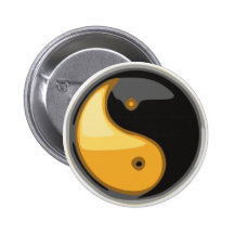 Taijitu_yellow Pin