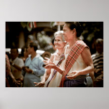 Tailandia: Baile de las señoras mayores Poster