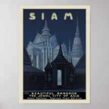 Tailandia - Bangkok hermosa Poster