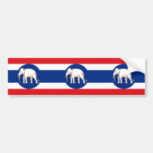 Tailandia consular, Tailandia Etiqueta De Parachoque