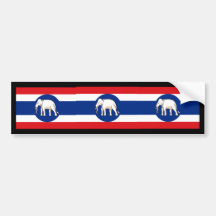 Tailandia   consular, Tailandia Etiqueta De Parachoque
