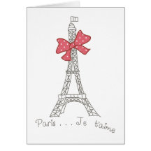 T'aime de París… Je Felicitacion