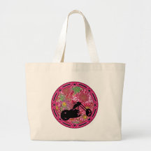 Tajada tribal de las flores bolsas