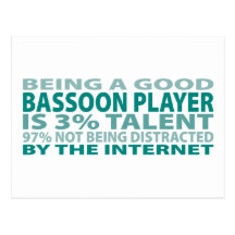 Talento del jugador el 3% del Bassoon Postal