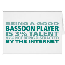 Talento del jugador el 3% del Bassoon Tarjetas