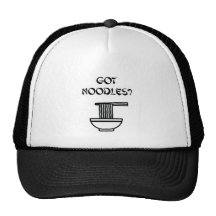 ¿Tallarines conseguidos? Gorros