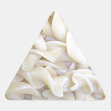 Tallarines de huevo cocinados colcomanias triangulo personalizadas