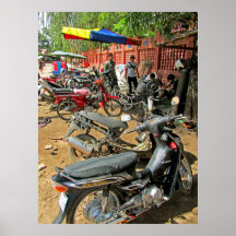 Taller camboyano 1 de la motocicleta impresiones