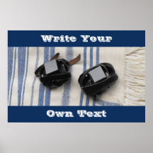 Tallis y Tefillin - escriba su propio texto Poster