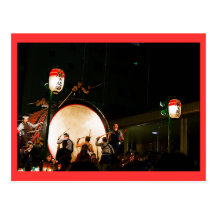 Tambor de Matsuri del japonés Tarjeta Postal