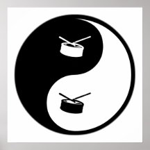 Tambor de Yin Yang Poster