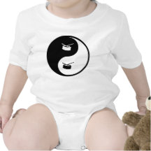Tambor de Yin Yang Traje De Bebé