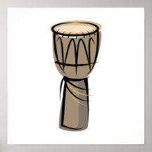 tambor del djembe impresiones