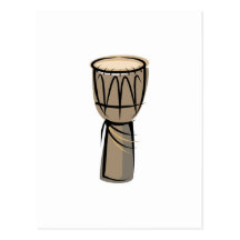 tambor del djembe postal