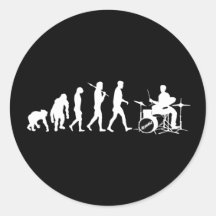 Tambores de Dubstep del batería y del jazz de la m Etiqueta Redonda