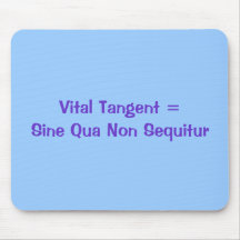 Tangente vital alfombrillas de raton