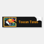 Tango de Toucan Pegatina De Parachoque