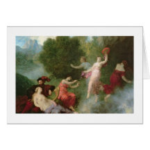 Tannhauser en el Venusberg, 1864 (aceite en lona) Felicitacion
