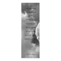 Tao Te Ching No.4 /Bookmark Tarjetas De Visita