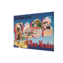 Taos, nueva letra ScenesTaos, nanómetro 2 de Mexic Lona Envuelta Para Galerías