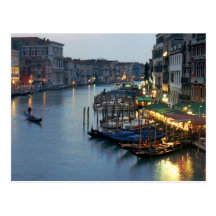Tarde de Venecia - Gran Canal Tarjeta Postal