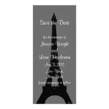 Tarde en la reserva de París la fecha Invitaciones Personalizada