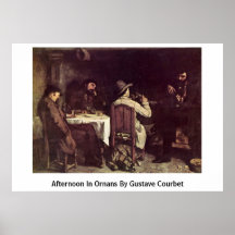 Tarde en Ornans de Gustave Courbet Impresiones