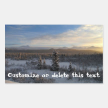 Tarde Nevado; Personalizable Etiquetas