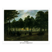 Tarde por Friedrich Caspar David Tarjetas Postales