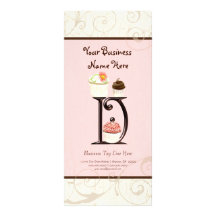 Tarifa oficial del negocio - postre Bak del monogr Lona