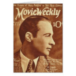 Tarjeta 1924 de la revista de la película del vint