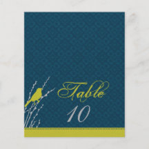 Tarjeta 2 de la tabla de la elegancia de la caída flyer a todo color