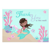 Tarjeta AA de little mermaid TY Comunicados Personales