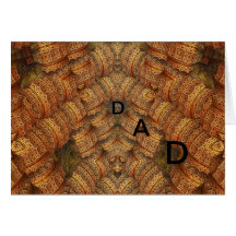 Tarjeta abstracta artística del día de padre