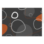 Tarjeta abstracta Retro-Moderna