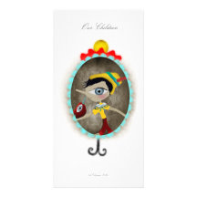 Tarjeta adaptable caprichosa de la foto del cuento tarjetas con fotos personalizadas