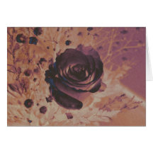 Tarjeta adaptable floral subió elegancia