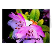 Tarjeta anniversar feliz
