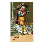 Tarjeta arrogante del comercio del Victorian del l Tarjeta De Visita