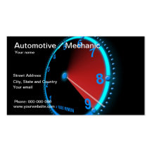 Tarjeta automotriz/del mecánico de visita tarjetas de visita
