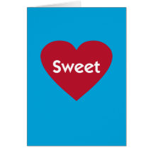 Tarjeta azul de la tarjeta del día de San Valentín
