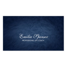 Tarjeta azul de la textura de la piel del coche de tarjeta personal