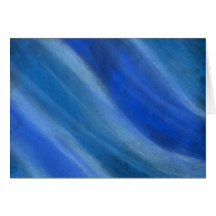 Tarjeta azul del Cielo-Saludo